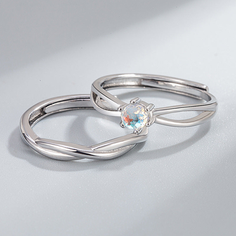 Damen eleganter Ring mit geschwungenem Design Shop Nory