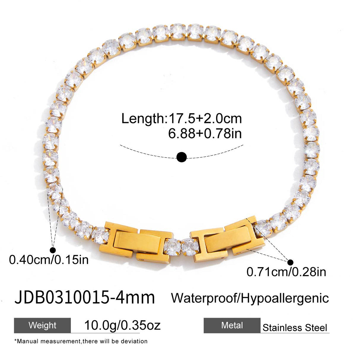 Damen Halskette mit hochwertigem Kristallbesatz aus hypoallergenem Edelstahl Shop Nory