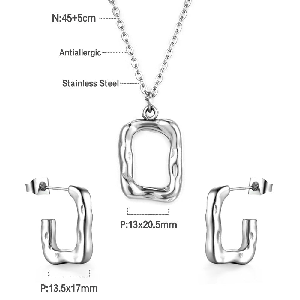 Damen Schmuckset mit goldplattiertem und elegantem Design Shop Nory