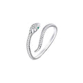Damen Offener Ring im eleganten Schlangen-Design mit funkelndem Detail Shop Nory
