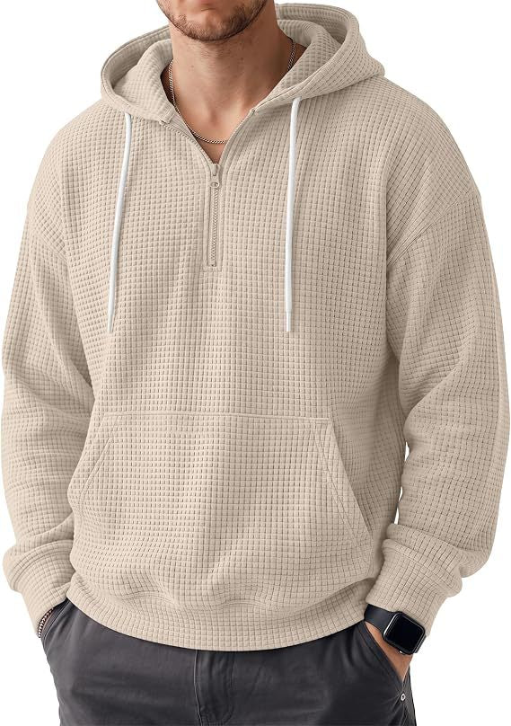 Herren Bequemer Kapuzenpullover mit Reißverschluss Shop Nory