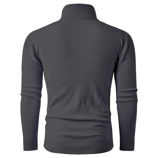 Herren Rollkragenpullover aus Feinstrick mit Zopfmuster und schmaler Silhouette Shop Nory