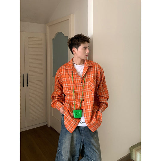 Herren Oversized Karo-Hemd im Relaxed-Fit mit Brusttaschen Shop Nory