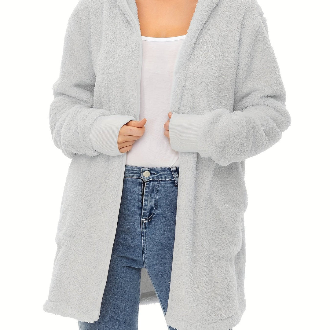 Damen weicher Fleece-Mantels
