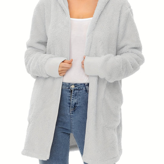 Damen weicher Fleece-Mantels
