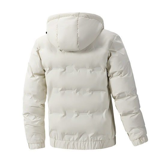Herren Wattierte Wintersteppjacke mit Kapuze und winddichter Thermoisolierung Shop Nory