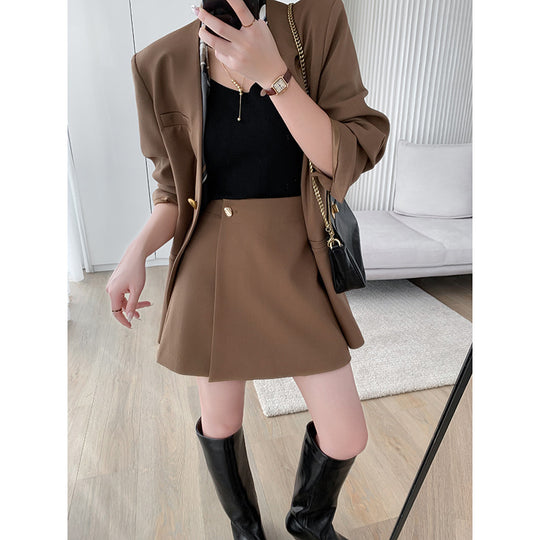 Damen Eleganter Blazer mit Rock Shop Nory