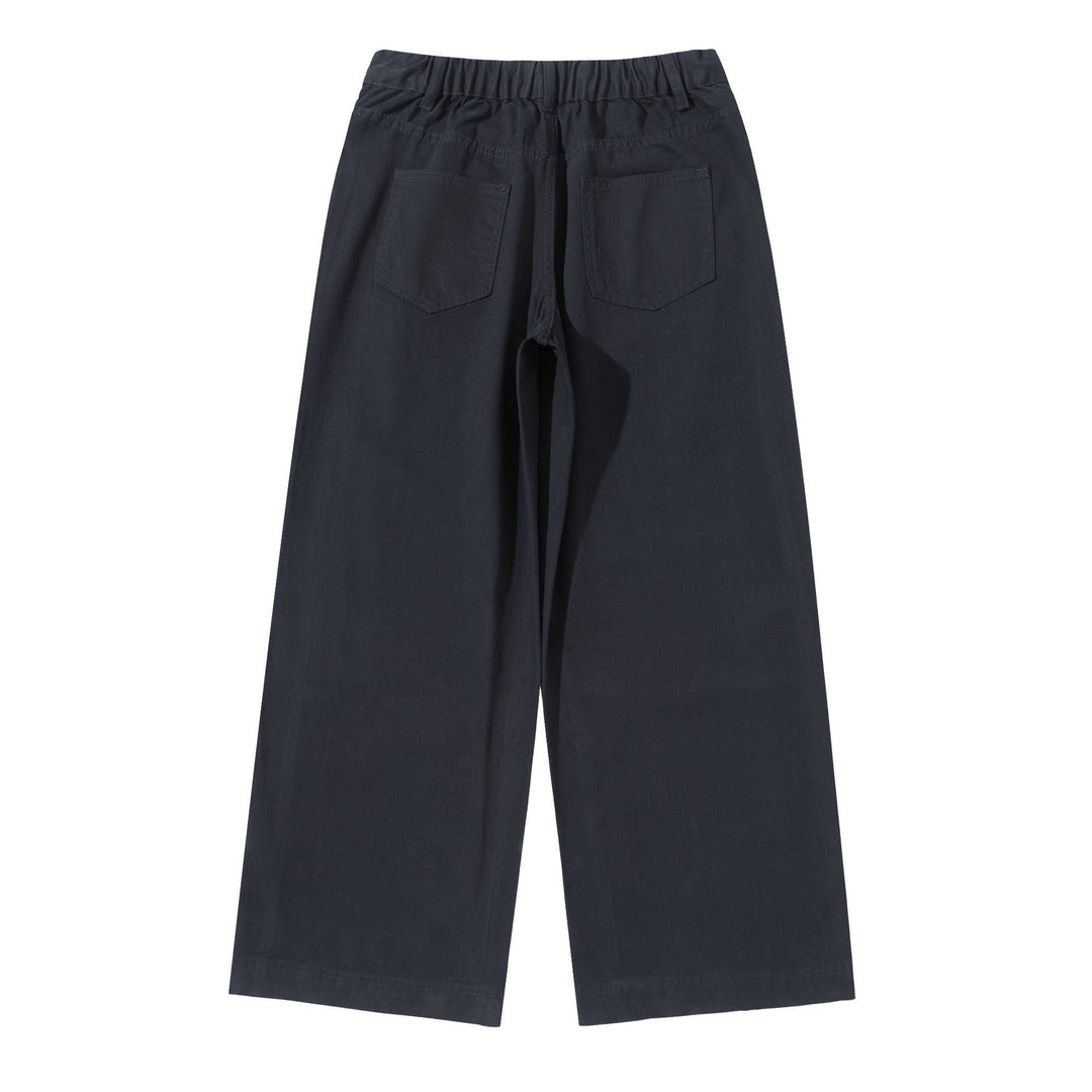 Damen High‑Waist Culotte‑Hose aus Baumwoll‑Twill mit durchgehender Mittelnaht Shop Nory