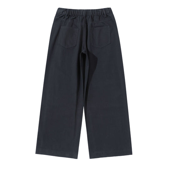 Damen High‑Waist Culotte‑Hose aus Baumwoll‑Twill mit durchgehender Mittelnaht Shop Nory