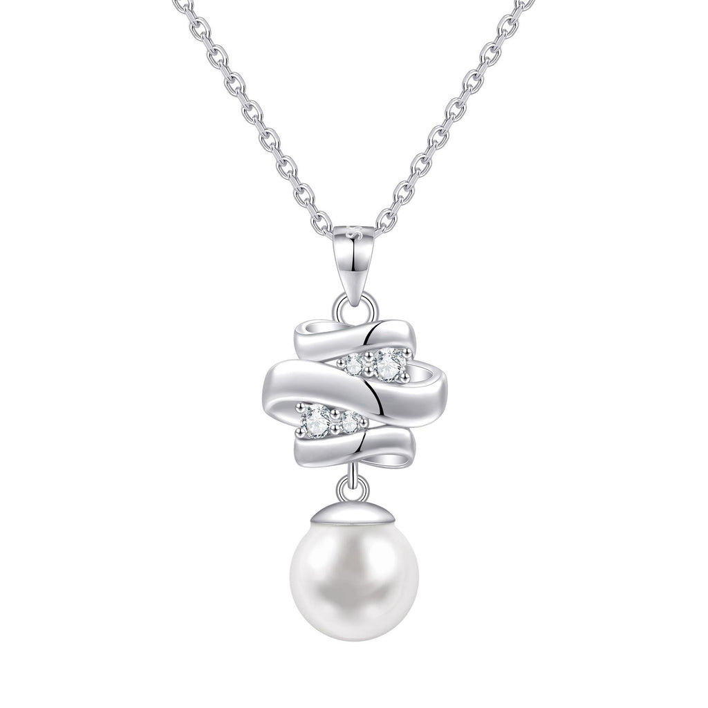 Damen Halskette mit funkelnden, facettierten Edelsteinen und zartem Design Shop Nory