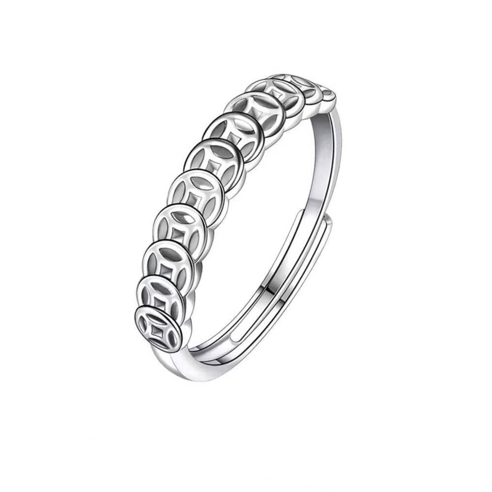 Damen eleganter und filigraner Ring mit geometrischem Design Shop Nory