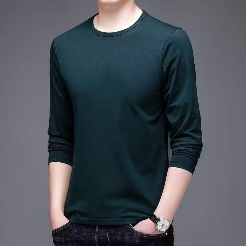 Herren Langarmshirt mit eleganter Textur Shop Nory