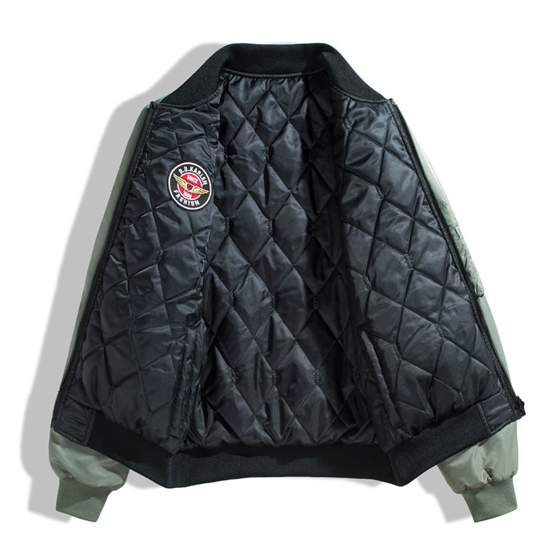 Herren Modische Bomberjacke mit hochschließendem Kragen Shop Nory