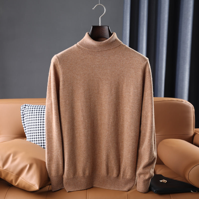 Herren Feiner Rollkragenpullover in schlanker Minimal‑Silhouette aus Woll‑Kaschmir‑Mix Shop Nory