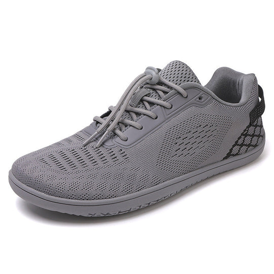 Unisex nan barfuß-inspirierter Strick-Sneaker mit elastischer Passform, Schnellzugkordel und griffiger Vollgummi-Laufsohle