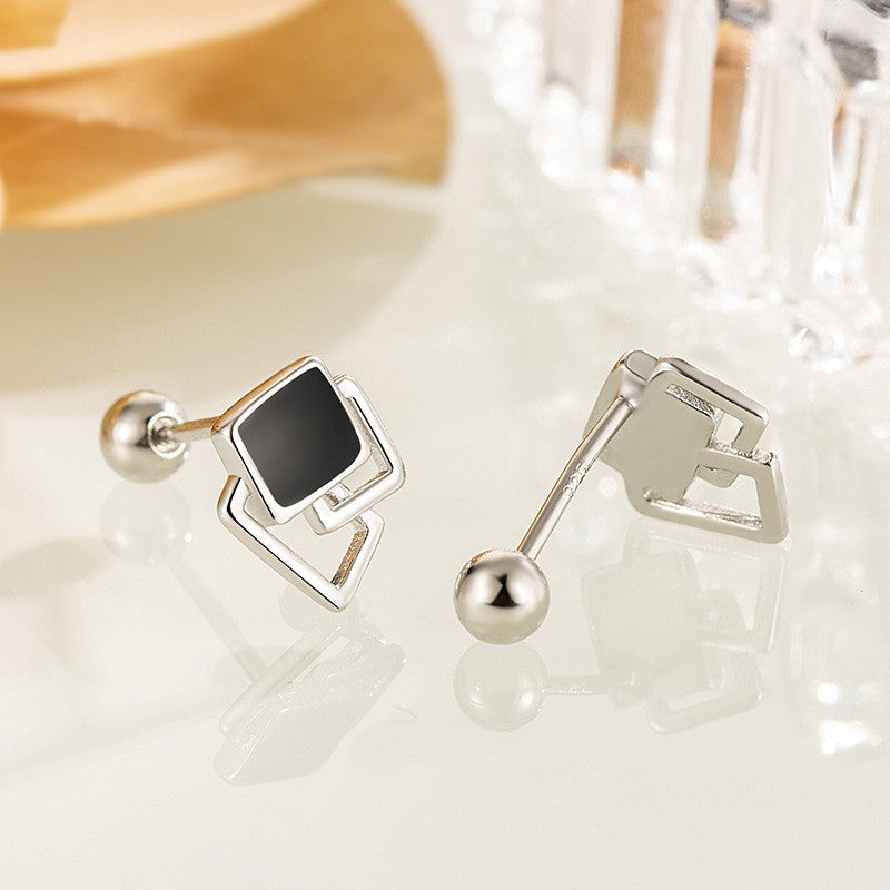 Damen Ohrstecker mit modernem geometrischem Design Shop Nory