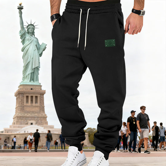 Herren Slim-Fit Sweat-Jogger mit elastischem Bund, Tunnelzug und gerippten Bündchen Shop Nory