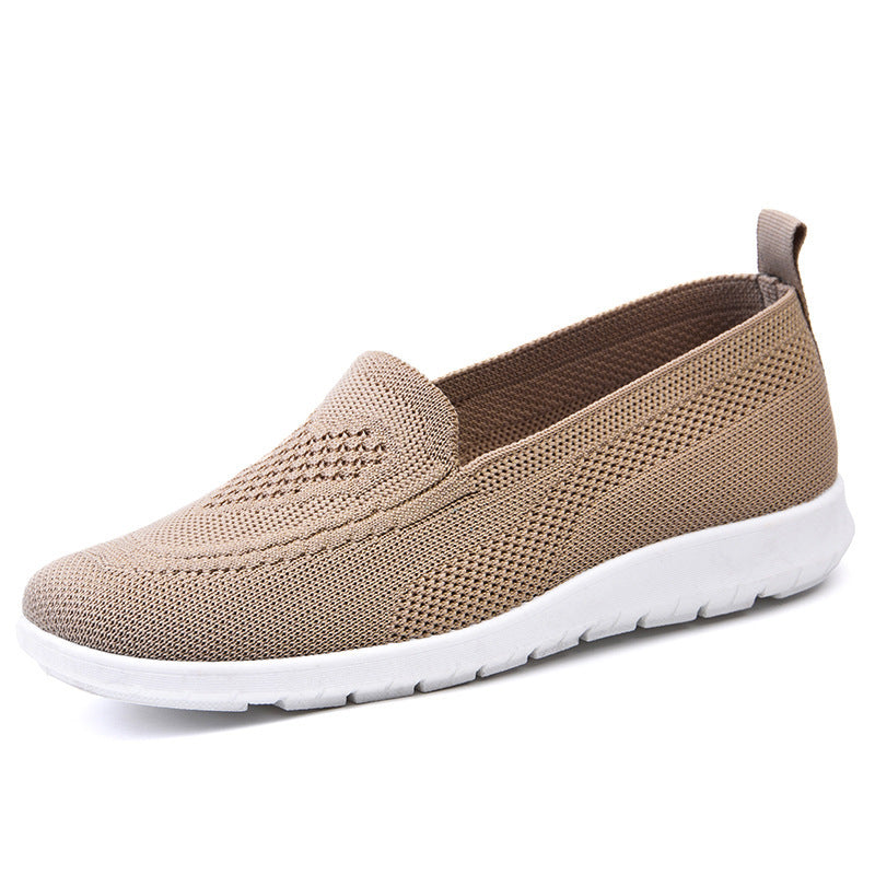 Damen Atmungsaktive Slip-On Freizeitschuhe mit flexiblem Design Shopnory