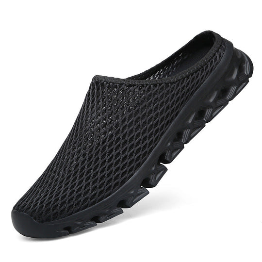Unisex nan atmungsaktiver Mesh-Muleschuh mit flexibler Wabenlaufsohle und ergonomischem Fußbett