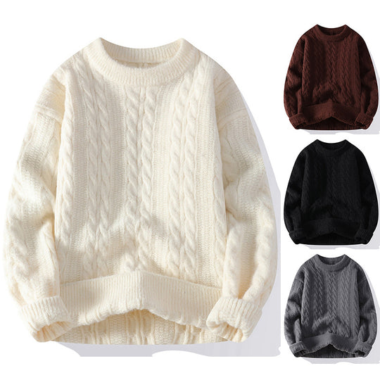 Damen Grobstrick Pullover mit Zopfmuster Shop Nory 1787964764