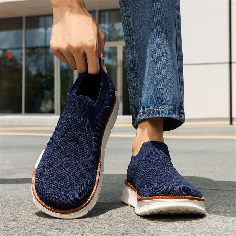 Herren Leichter Strick-Slip-On Sneaker mit Memory-Foam-Komfort und flexibler Profilsohle Shop Nory