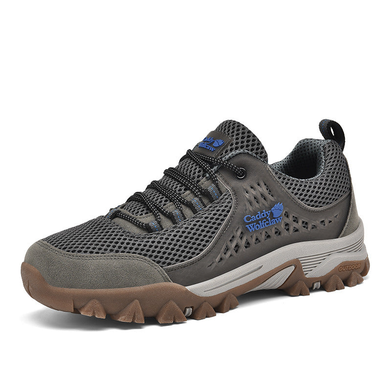 Herren Atmungsaktiver Trekking- und Wanderschuh mit profiliertem Stollensohlendesign Shopy Nory