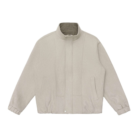 Herren Kurzjacke im Boxy‑Schnitt mit hohem Stehkragen und verdeckter Reißverschlussleiste Shop Nory