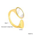 Damen modischer Ring mit verstellbarem Design und elegantem Perlenakzent Shop Nory