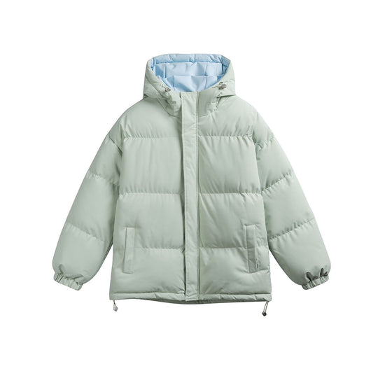 Damen Wattierte Kapuzen‑Steppjacke im Oversize‑Pufferschnitt mit Tunnelzugbund Shop Nory