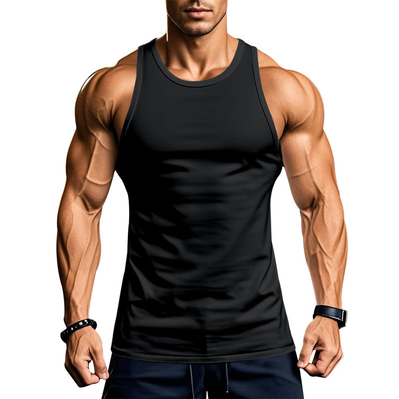 Herren atmungsaktives Fitness Tanktop mit Racerback-Schnitt