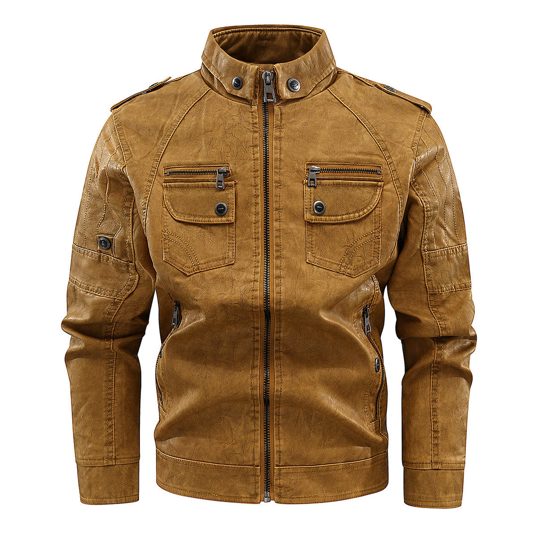 Herren elegante jacke mit praktischen Taschen und Reißverschlussdetails Shopnory