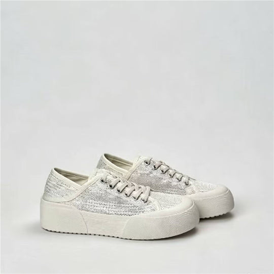 Damen Plateausneaker mit gestricktem Obermaterial und dicker Plattformsohle Shop Nory