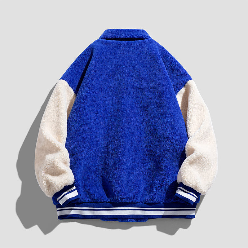 Unisex modische Collegejacke mit gesticktem Logo Shop Nory