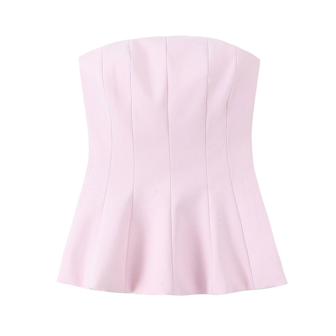 Damen Bustier-Top mit betonter Taille Shopnory