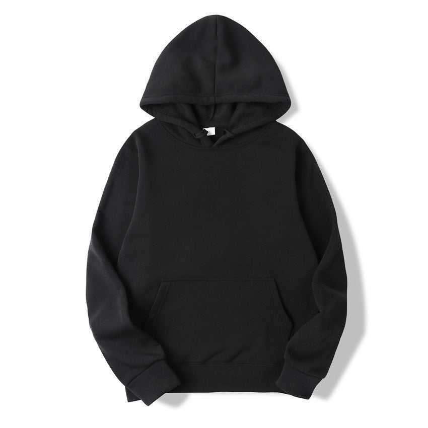 Unisex schlichter Kapuzenpullover mit Kängurutasche, gerippten Bündchen und relaxed Fit Shop Nory
