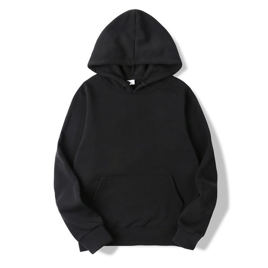 Unisex schlichter Kapuzenpullover mit Kängurutasche, gerippten Bündchen und relaxed Fit Shop Nory