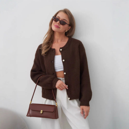 Damen Modische Strickjacke Shop Nory