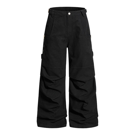 Damen Weite Cargo-Hose mit verstärkten Kniepartien und Multifunktions-Taschen Shop Nory