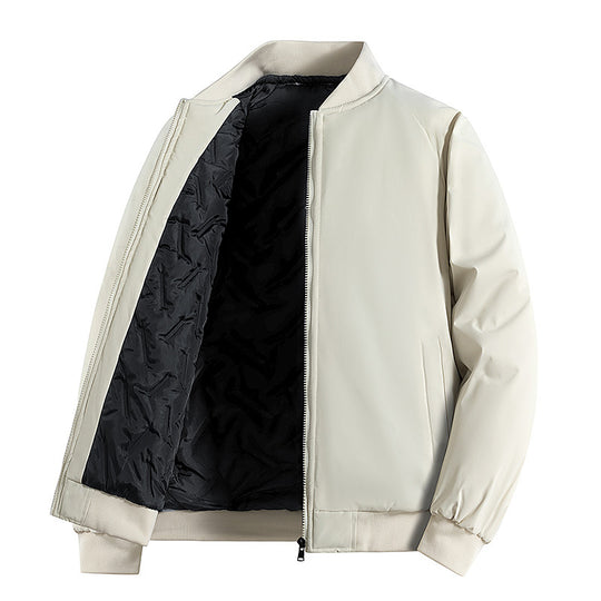 Herren Minimalistische Tech-Bomberjacke mit thermoisolierter Stepp-Innenlage und verdecktem Reißverschluss Shop Nory
