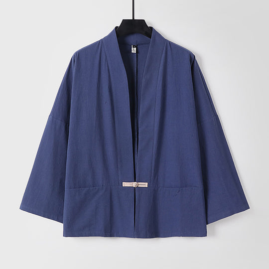 Damen Leichte Kimono-Jacke aus Baumwollmix mit lockerer Passform Shop Nory