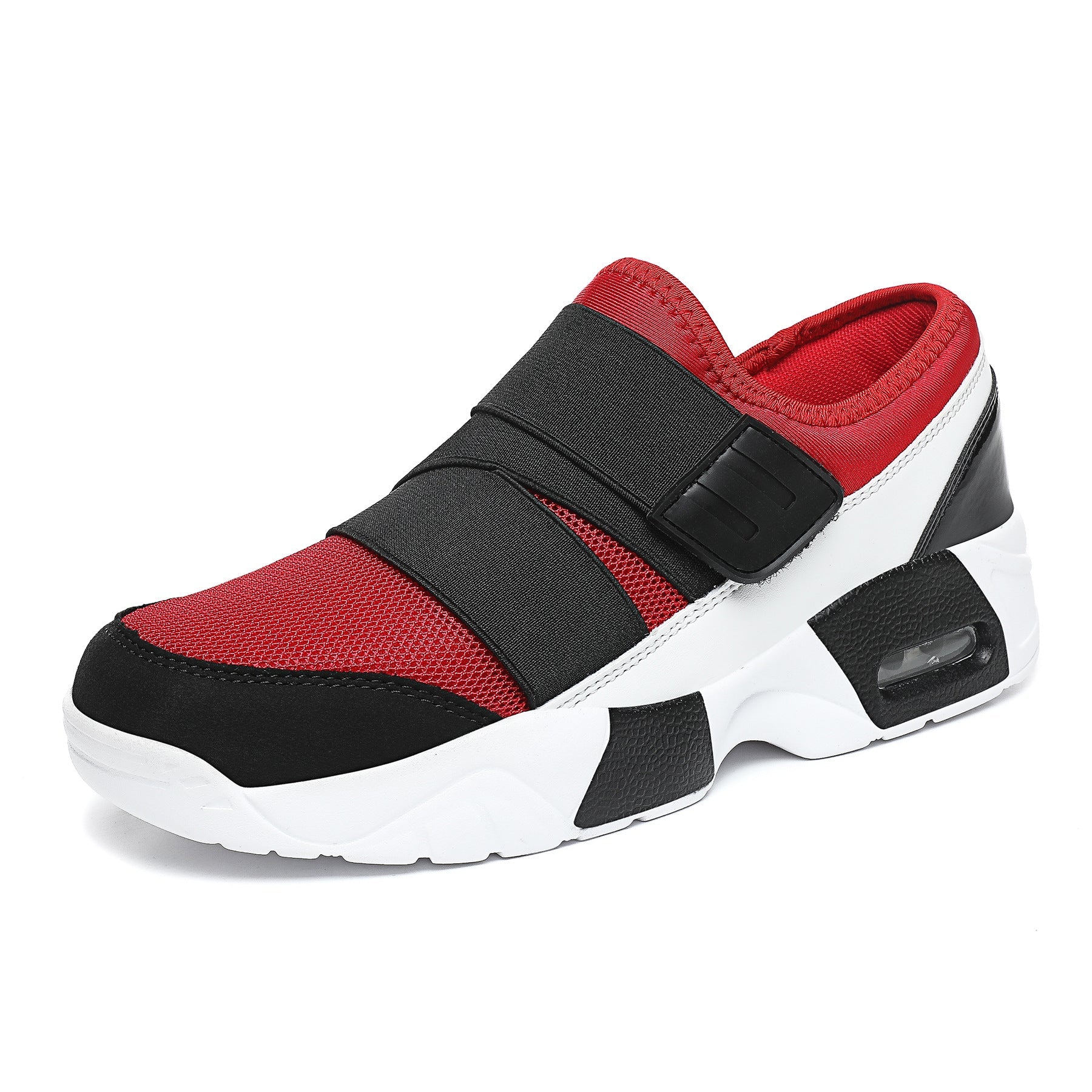 Damen nan Schlupfsneaker mit breitem Elastikriemen, atmungsaktivem Mesh und geformter Dämpfungsohle