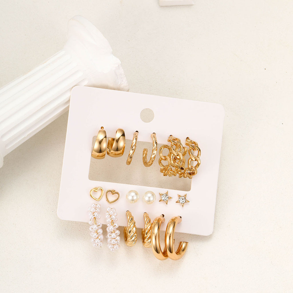 Damen Ohrringe Set mit verschiedenen stilvollen Designs Shop Nory