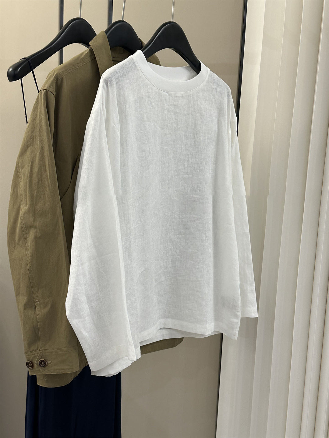 Damen Lässiges Leinenoberteil Shop Nory