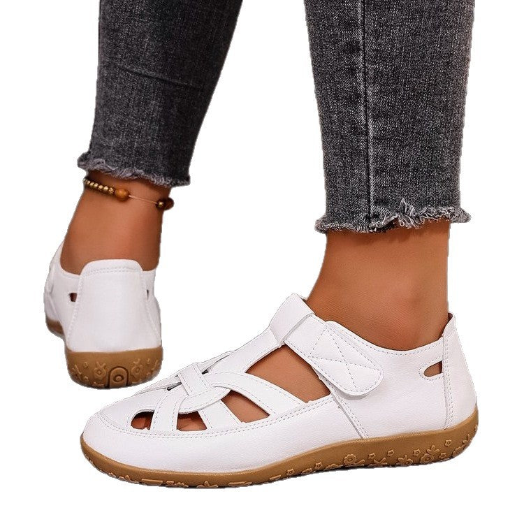 Damen Komfortable Freizeitschuhe mit verstellbarem Riemen