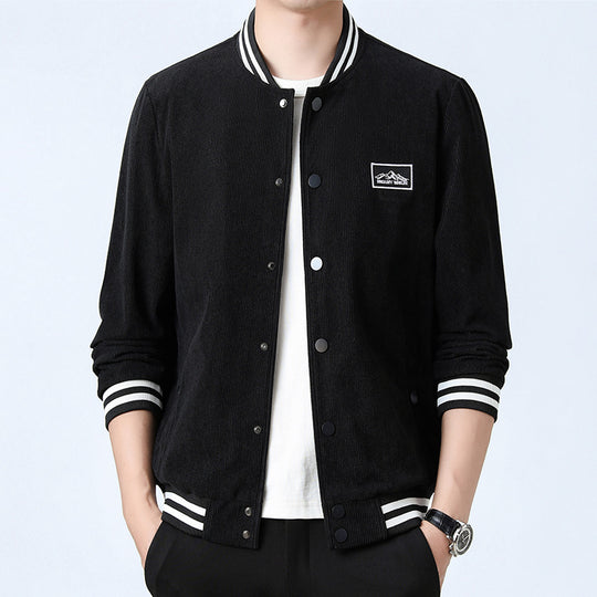 Herren Modische Cordjacke mit Streifen Shop Nory