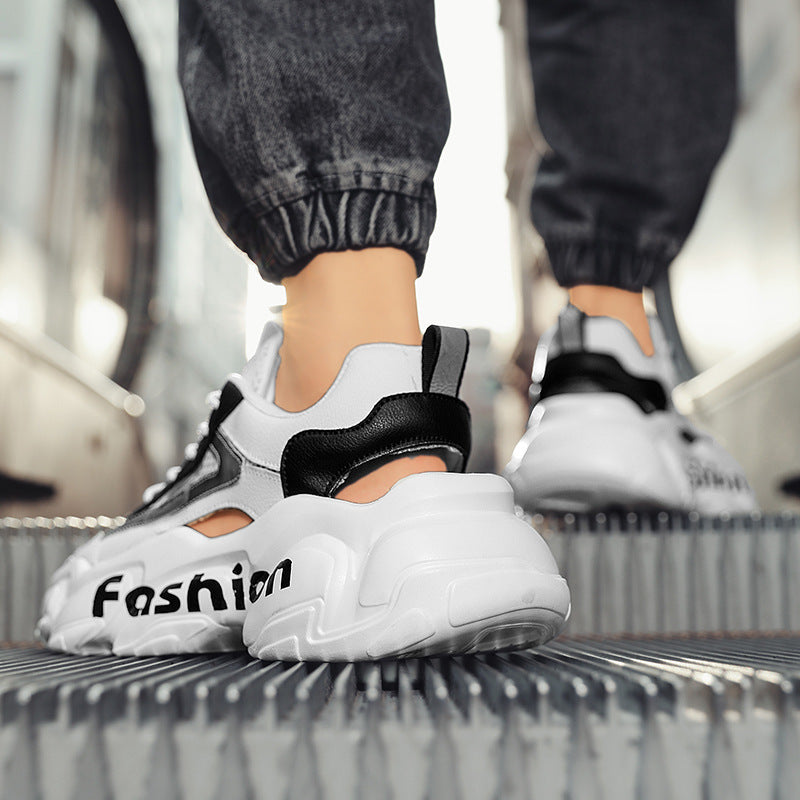 Unisex Voluminöse Chunky-Sneaker mit atmungsaktivem Mesh und profilierter Plateausohle Shopy Nory