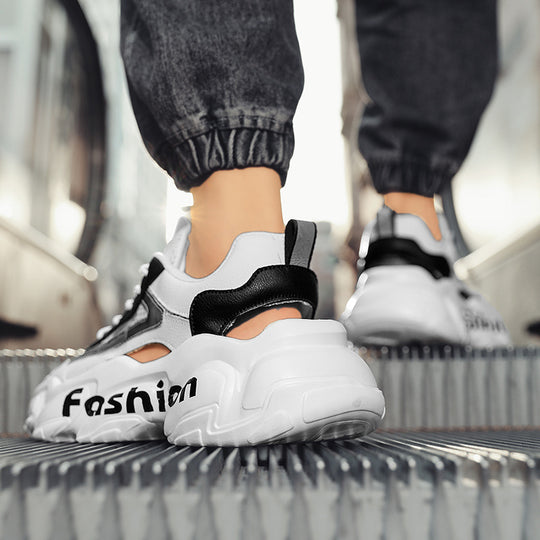 Unisex Voluminöse Chunky-Sneaker mit atmungsaktivem Mesh und profilierter Plateausohle Shopy Nory