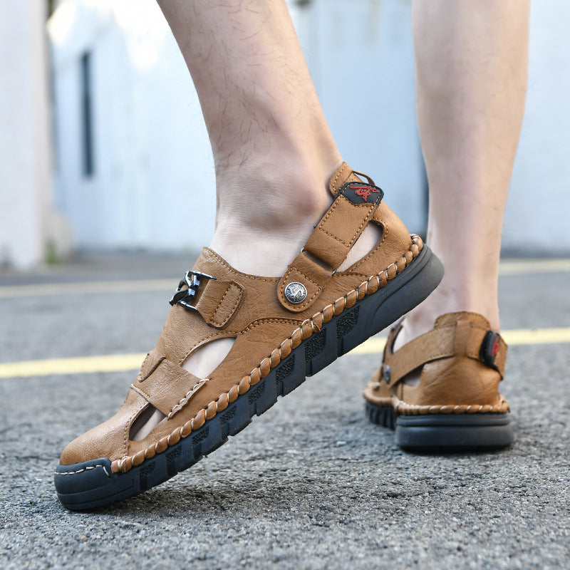Damen Bequeme Sandalen mit verstellbarem Riemen und rutschfester Sohle Shopnory