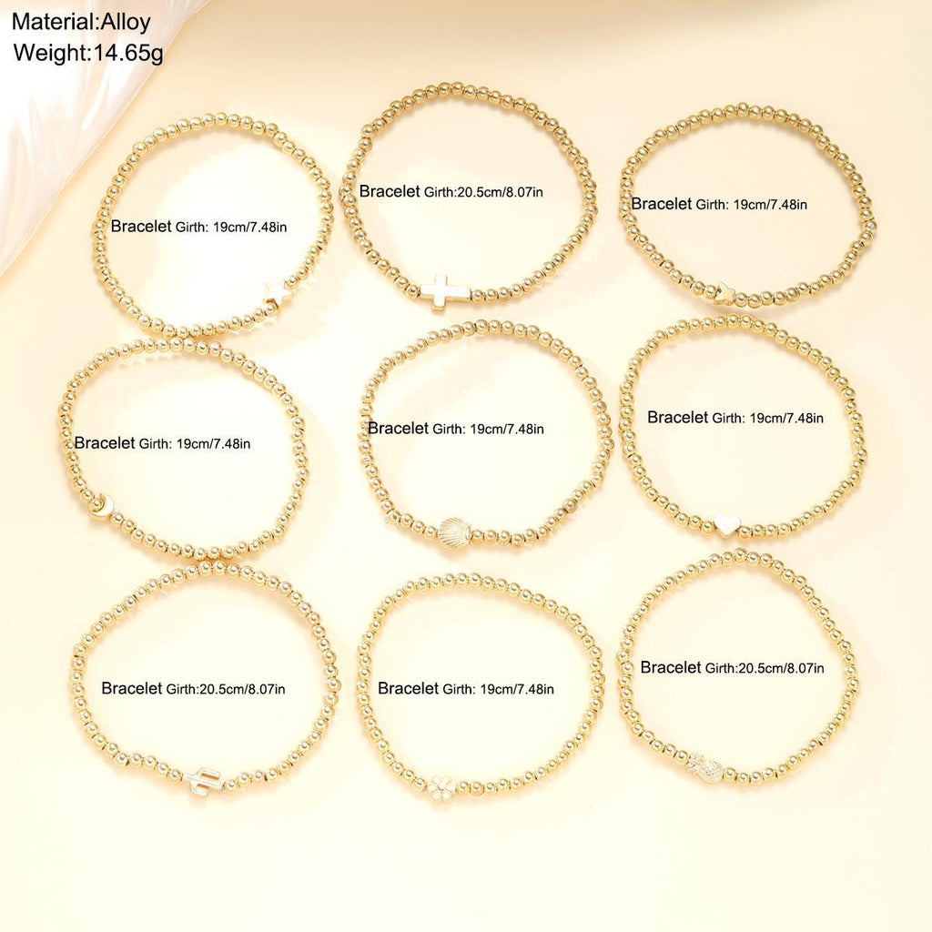 Damen Armband-Set mit charmanten Anhängern und stylischem Design Shop Nory