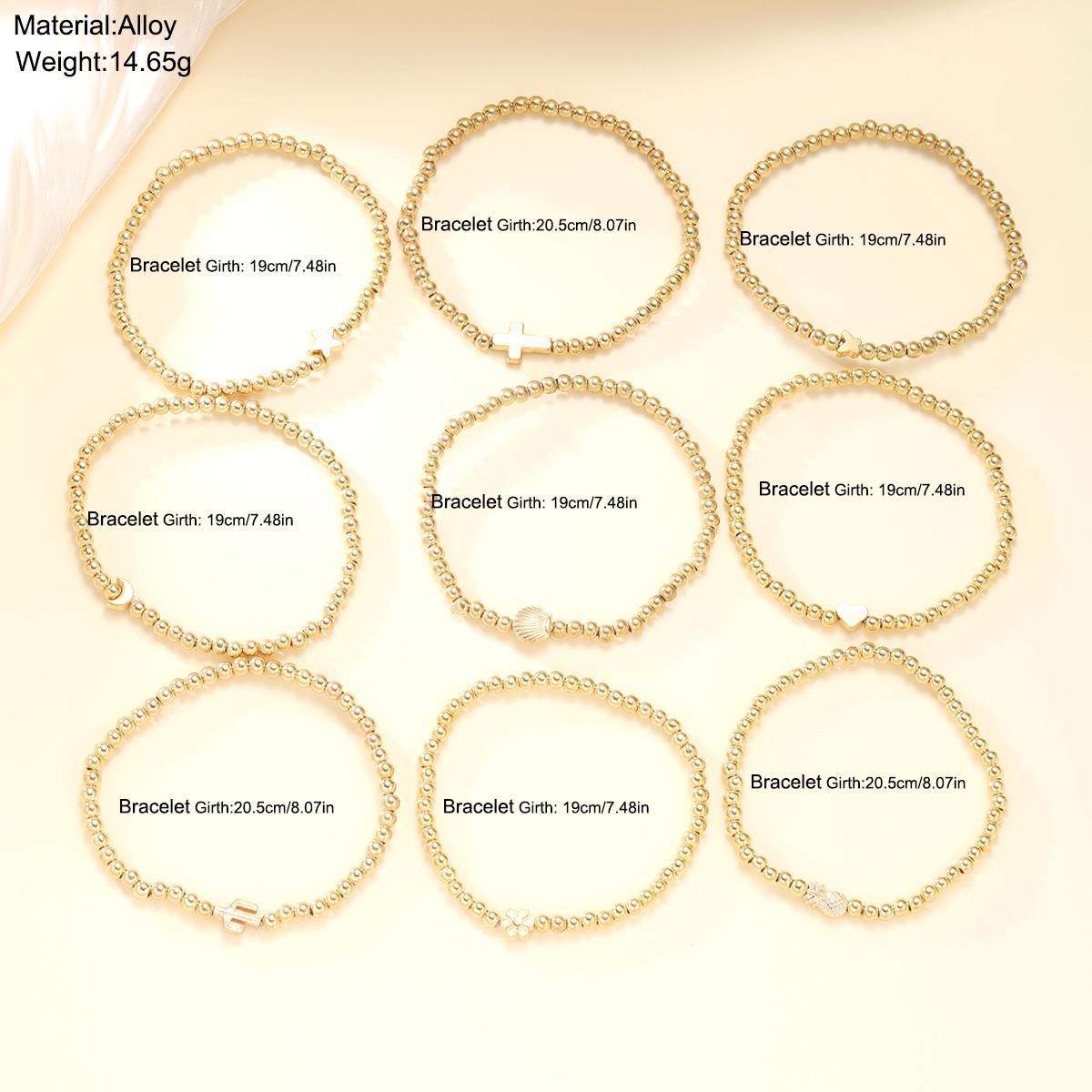 Damen Armband-Set mit charmanten Anhängern und stylischem Design Shop Nory